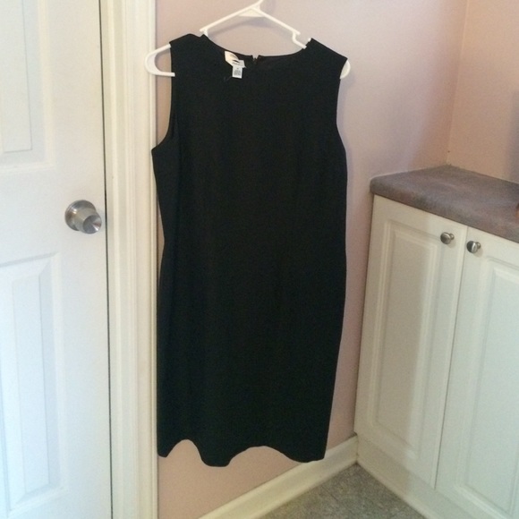 Talbots classic black dress 12