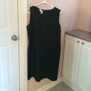 Talbots classic black dress 12