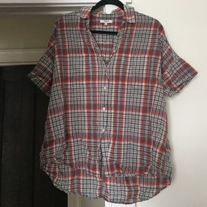 Madewell Plaid Courier Shirt