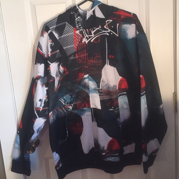OAKLEY ZIP UP SWEATSHIRT MENS XL