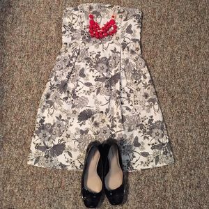 Old Navy Strapless Floral Dress