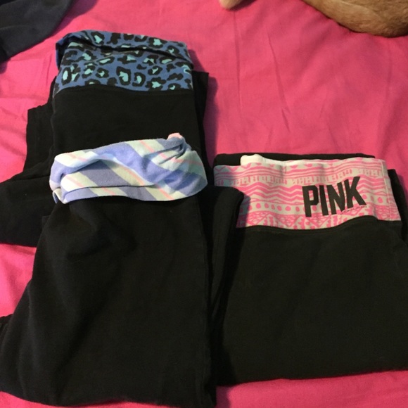 3 pairs of yoga pants