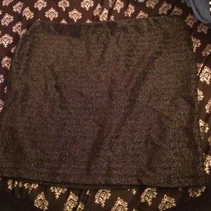 Sparkly mini tight skirt