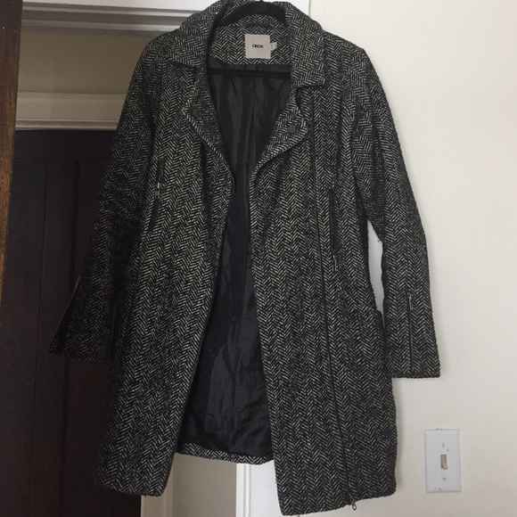 ASOS Herringbone Cocoon Coat