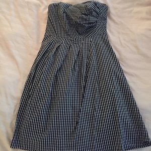 Black and white plaid dress