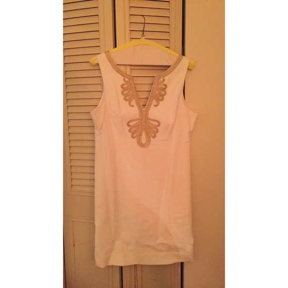 White Lilly Pulitzer Shift Dress
