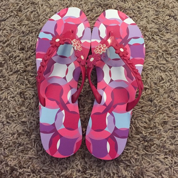 **SOLD**Coach flip flops