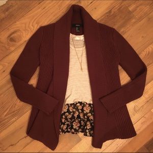 HOLD❗️Burgundy Cardigan