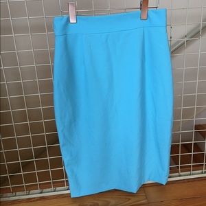 Super soft robin's egg blue skirt