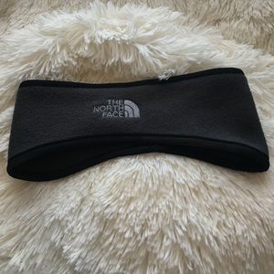 North face head band black gray