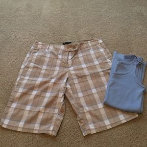Plaid shorts
