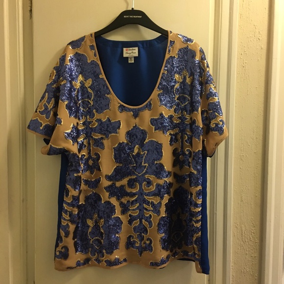 Nieman Marcus-Target Tracy Reese Sequin Blouse XL