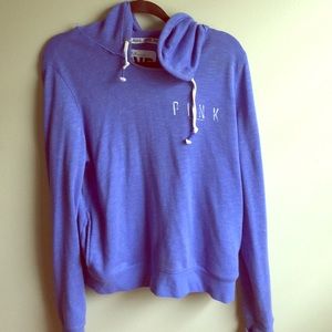 Vs pink hooded sweatshirt