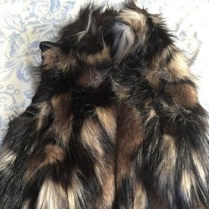 Faux fur vest