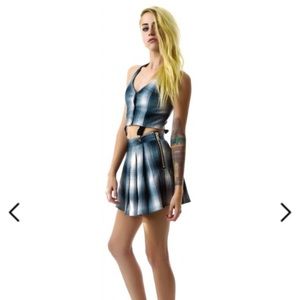 Unif drop out suspender dress