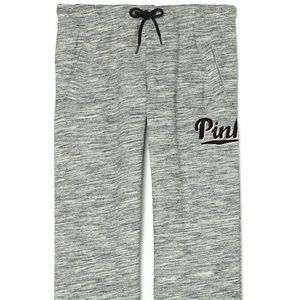 Victoria secret PINK grey boyfriend fit pant.