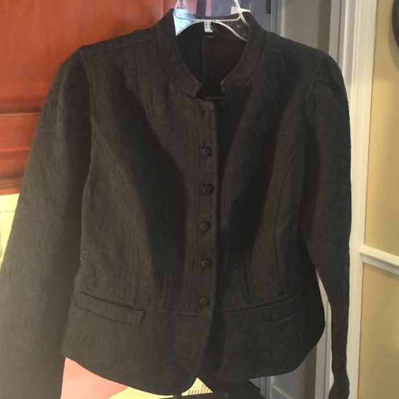 Mossimo Black Textured Jacket - Picture 1 of 4
