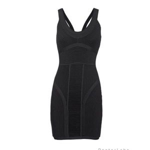Authentic Herve Leger black dress xs