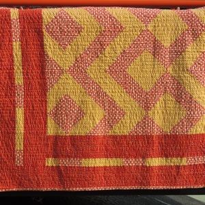 Cotton Orange an Yellow Quilt