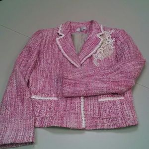 Bergamo Studio Pink Tweed Jacket
