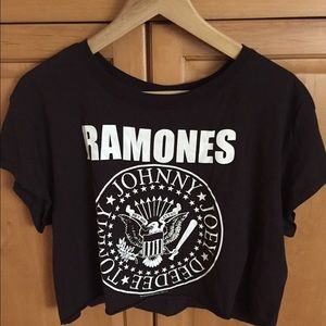 Ramones crop top