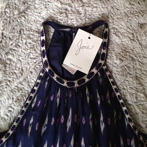NWT Joie embroidered Maryanna hi-low maxi dress