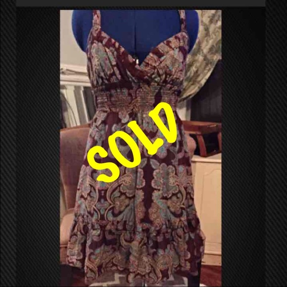 Free People paisley dress