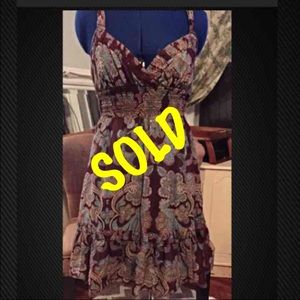 Free People paisley dress