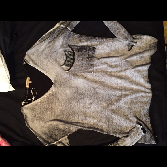 Democracy top size small. Worn once.