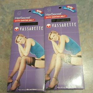 2 Satin Garter Belt Her Secret size long