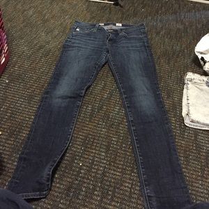 Straight leg skinny jeans