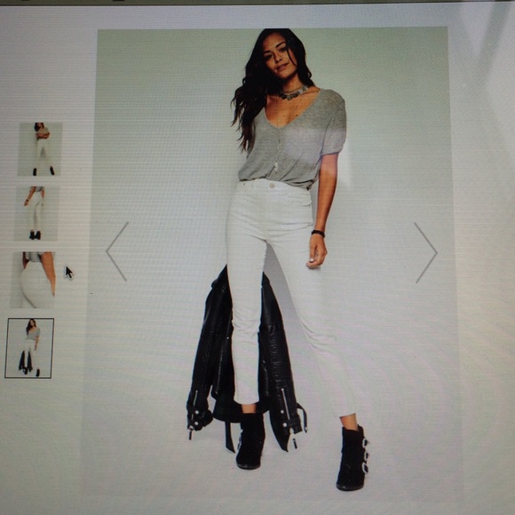 High waisted white Asos jeans! 28/30