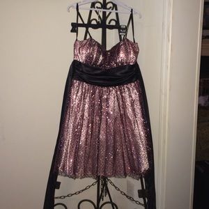 short sparkly prom dress