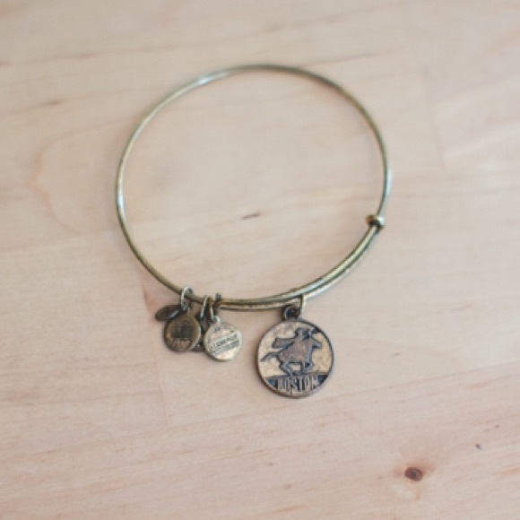 Alex and Ani retired rare gold Boston charm
