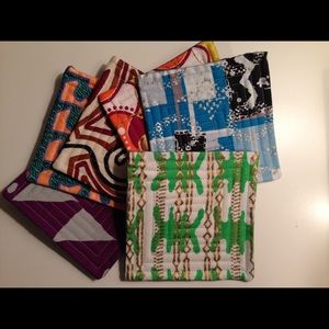 Coasters from Ghana fabric