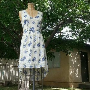 High-Low Floral Dress