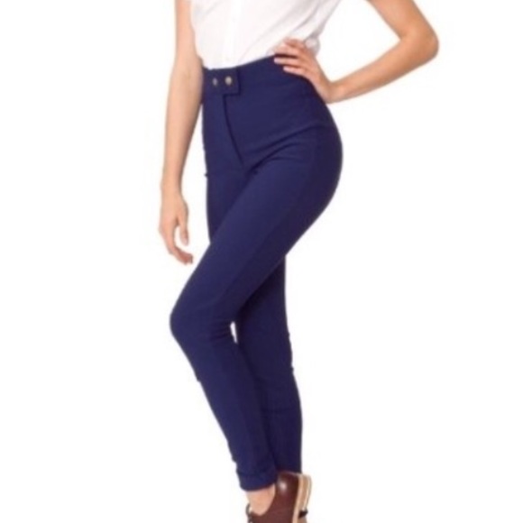 American apparel blue riding pants small