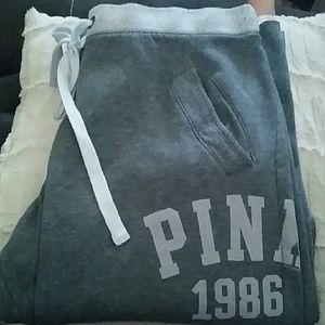 Victorias Secret Boyfriend PINK Sweatpants