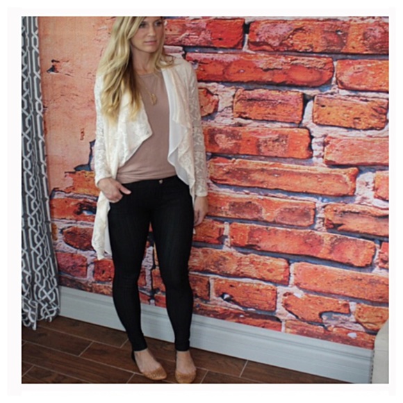 5 pocket denim skinny leggings - Picture 2 of 4