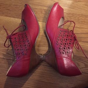 Nine West Vintage Red Heels