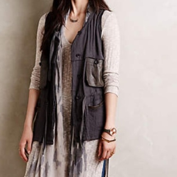 NWT Jakett Leather Abroad Anorak Vest Small RaRe! - Picture 3 of 4