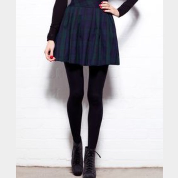 Plaid skater skirt