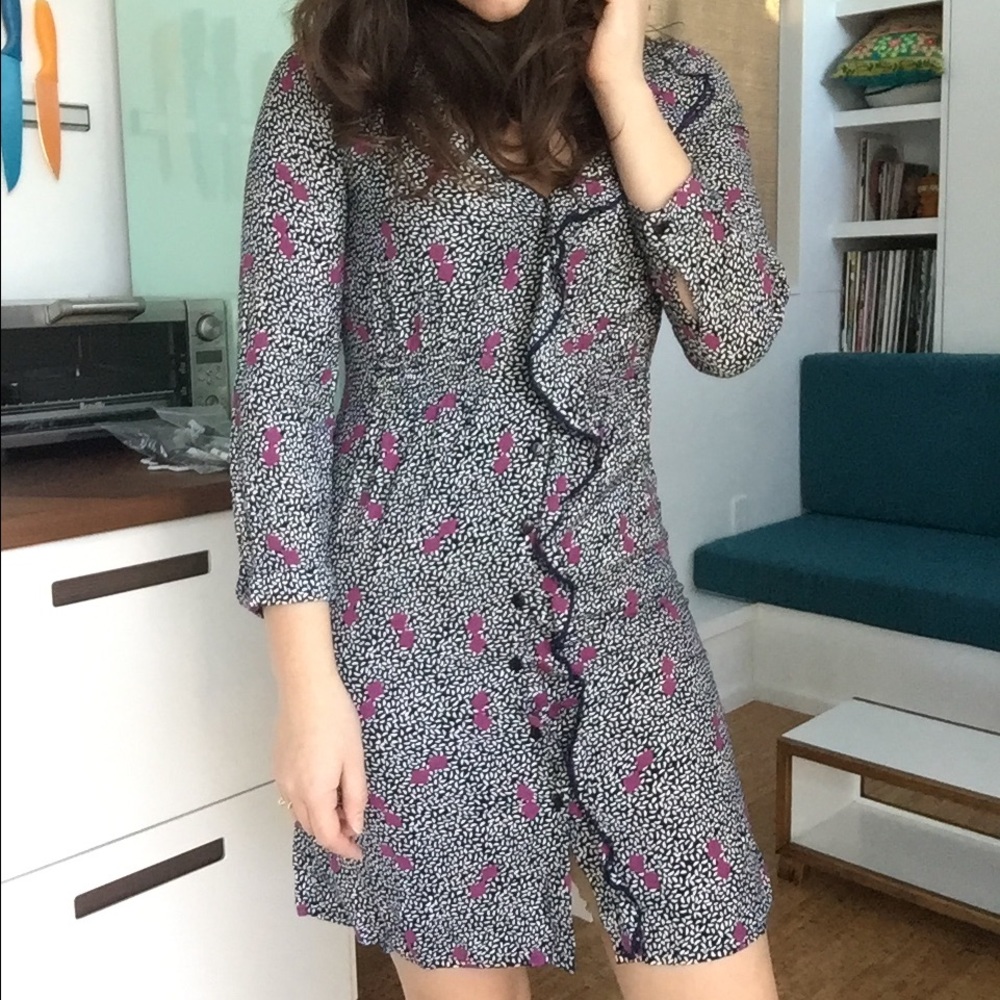 Long sleeves 50's style dress