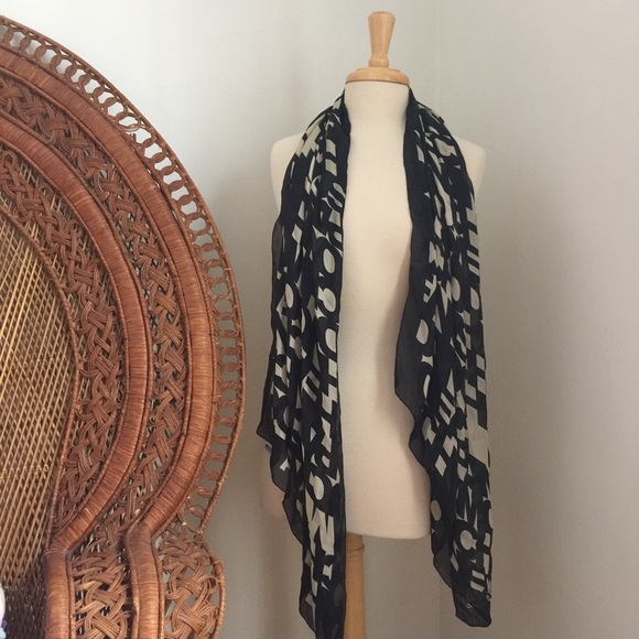 Moschino Cheap & Chic silk pashmina