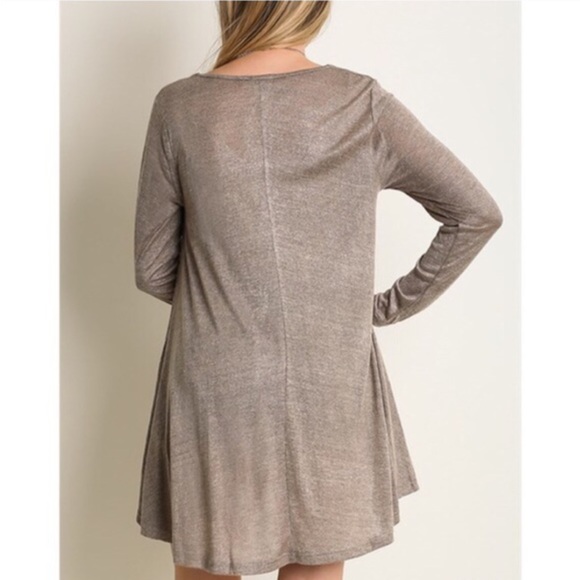 🆕ELISSA Long Sleeve Knit Top - MOCHA - Picture 2 of 4