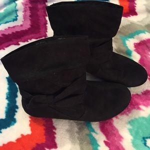 Black ankle boots