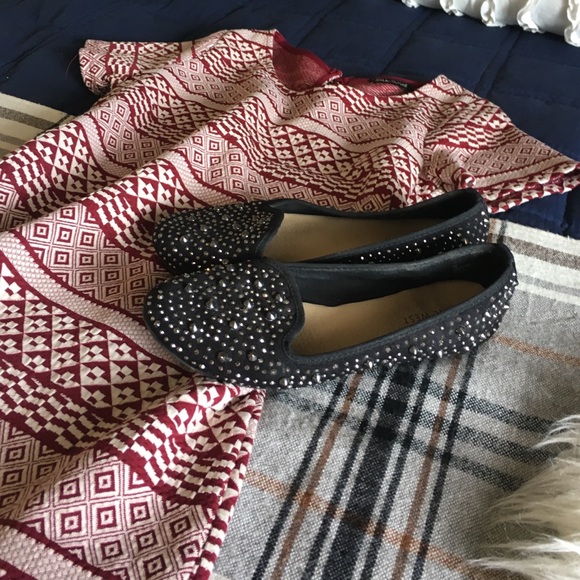 Nine West black flats - Picture 1 of 3