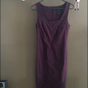 Maroon form fitting dress