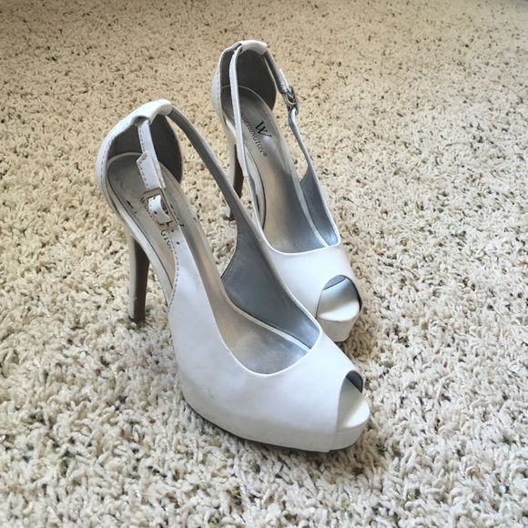 White Worthington Heels