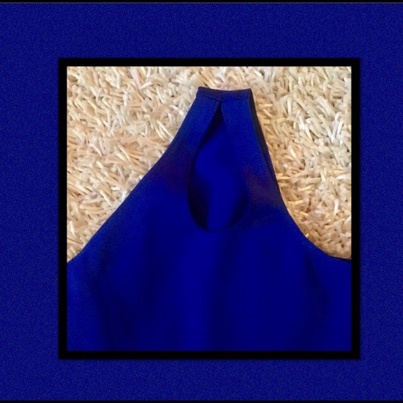 Jump Girl Royal Blue Cutout Body-Con Dress - Picture 3 of 5
